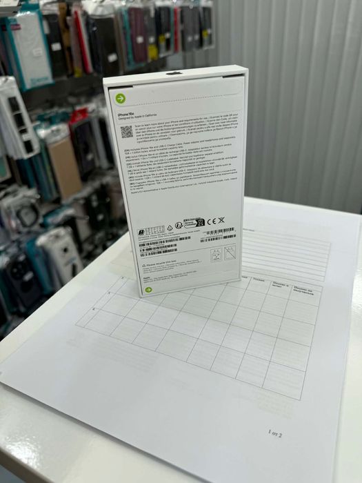 Чисто нов iPhone 16e Black + гаранция 24 месеца A1