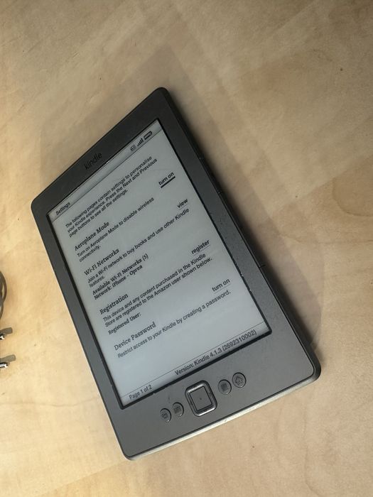 Ebook reader kindle a 4 a generatie
