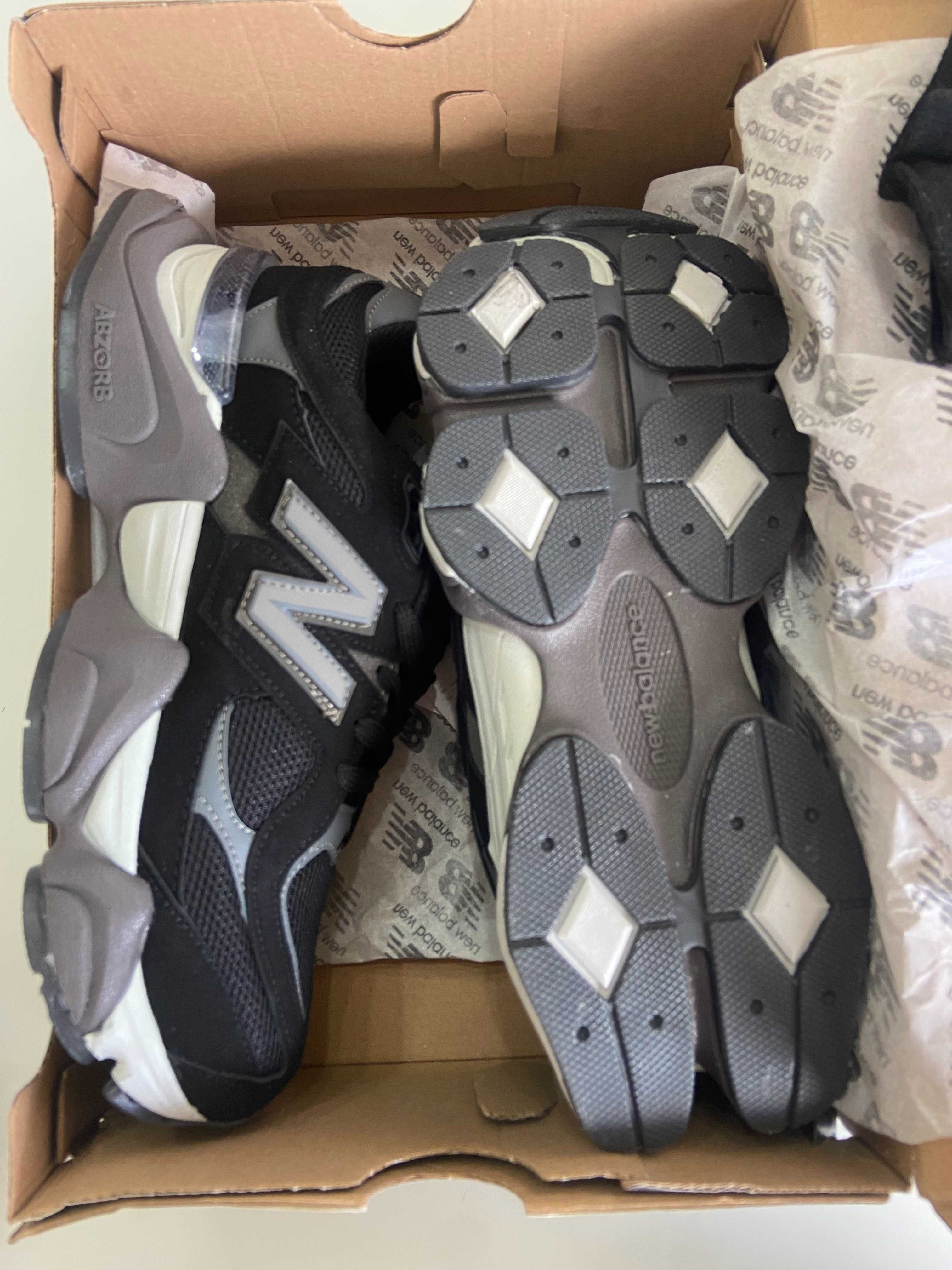 New Balance 9060 Black&Gray unisex (от/до 36-44 номер)