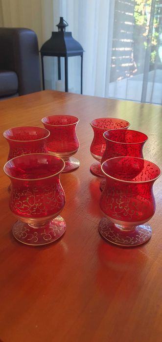 Vand set 6 pahare, vintage, 100 lei