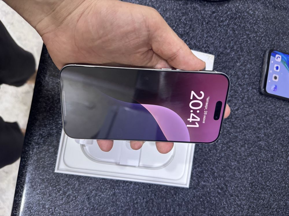 iphone 16 pro max pamit 256g holati ideal karopka dak bor