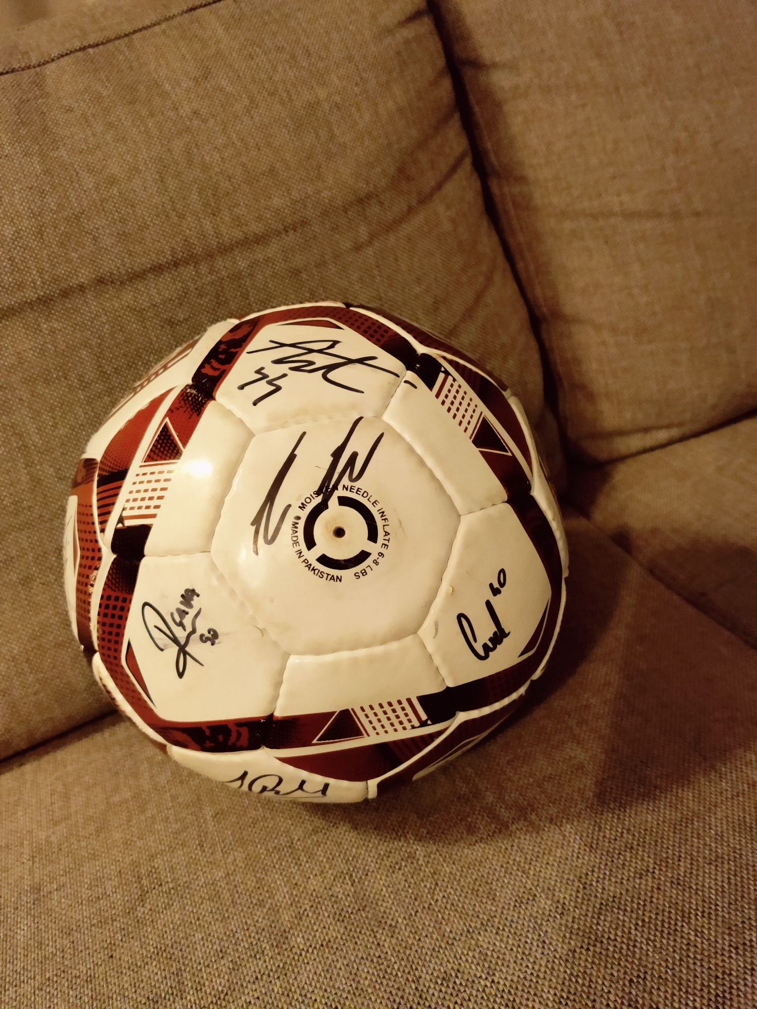 Minge fotbal CFR cluj cu autografe reale