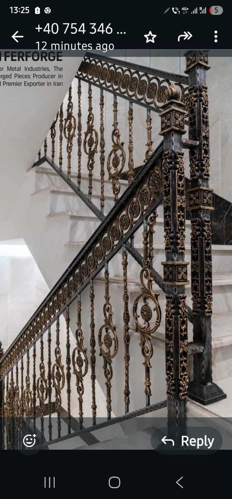 Balustrade din fier forjat