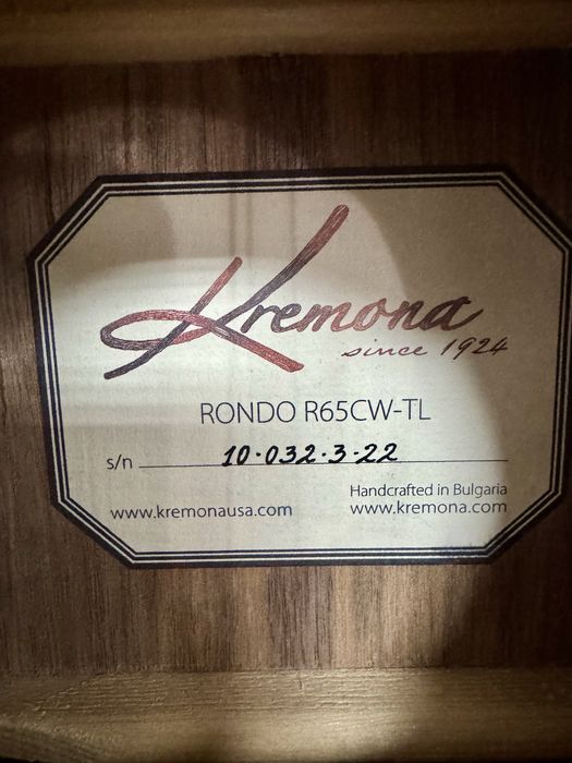 Kremona Rondo r65cw tl