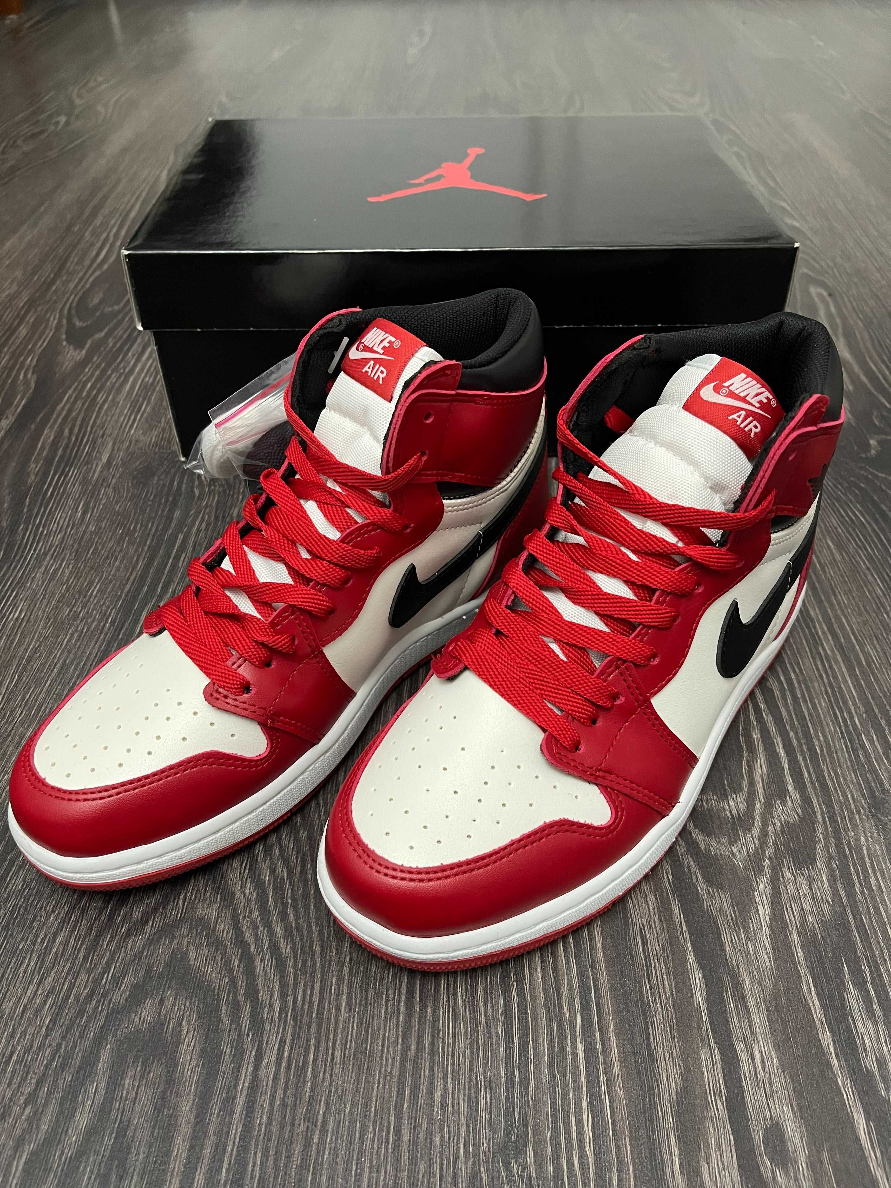 Adidasi NIKE JORDAN 1 CHICAGO | Calitate superioara l Full Box l NOI