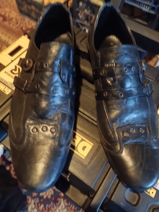 Мъжки кожени обувки.