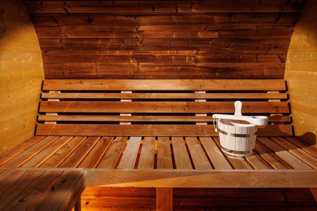 Ciubar fibra de sticla cu sauna 2 in 1 thermowood