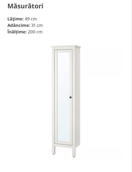 Dulap cu oglinda HEMNES Ikea