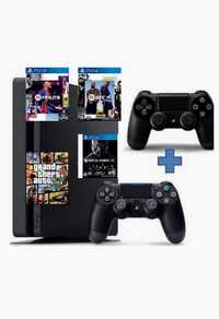 Продам PS 4 SLIM 1 TB + геймпад с играми