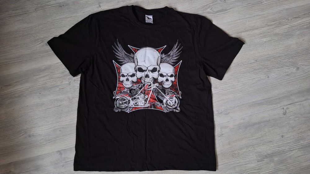 Tricou barbatesc, 2XL, Flying Skulls of Death