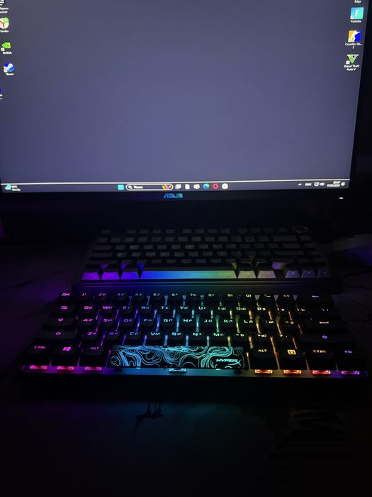 Клавиатура HyperX alloy origins 65, клавиатура оригинальная