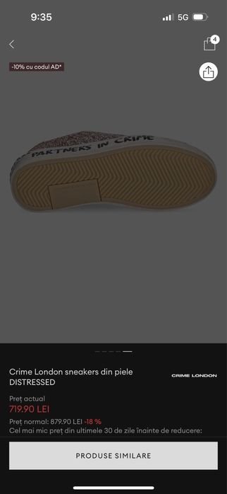 Adidas sneackers 36 CRIME Golden goose