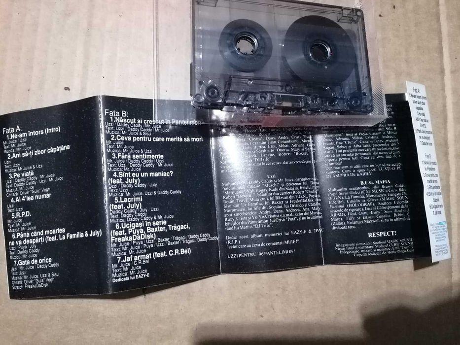6 Casete b.u.g. mafia / loredana / la familia / il-elegal / r.a.c.l.a