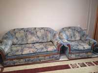 Продам диван и 1 кресло(кровать)