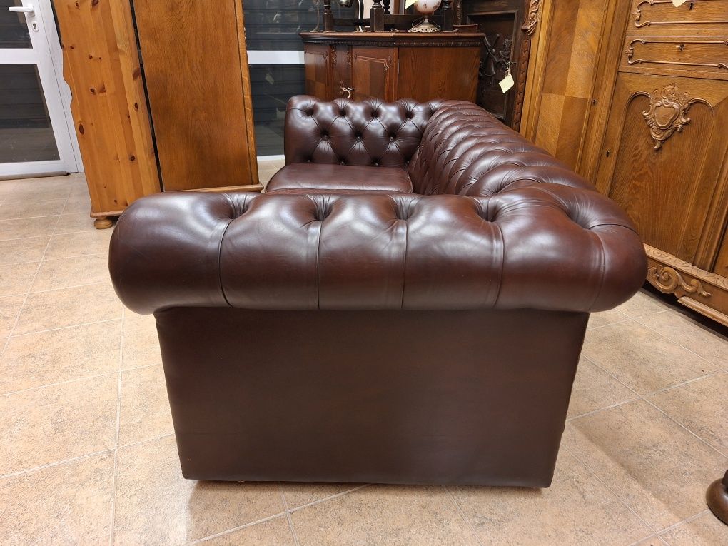 Диван тройка CHESTERFIELD естествена кожа