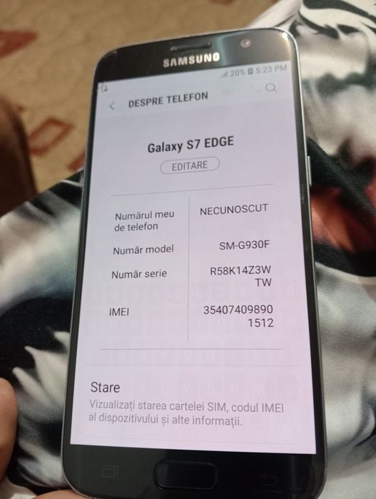Vând Samsung s7 edge