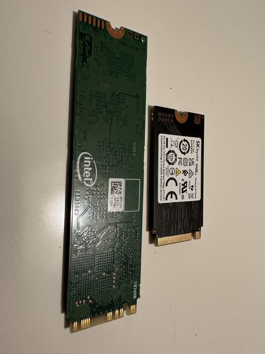 SSD m.2 PCI Express Intel 80mm si Hynix 42mm 521Gb