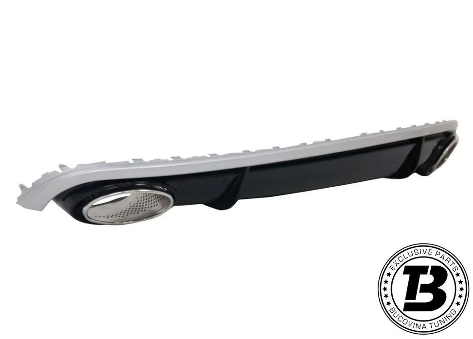 Difuzor Bara Spate cu Ornamente compatibil cu Audi A7 RS7 Design