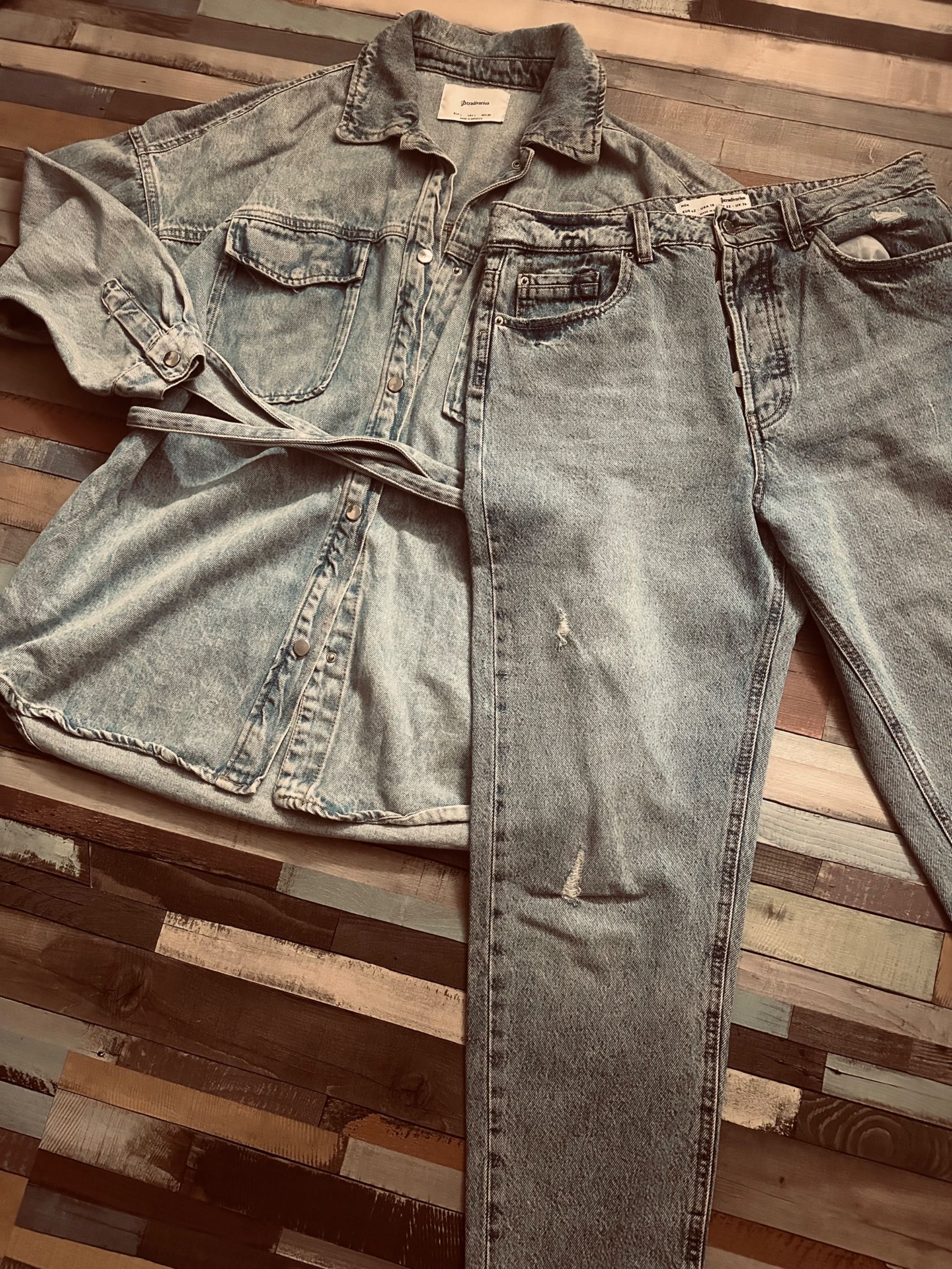 Сетове от деним Stradivarius,Zara