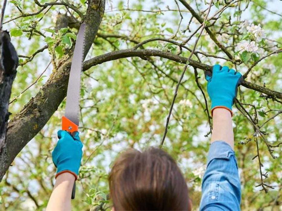 Fierastrau manual pentru taierea crengilor cu husa protectie lama 30cm