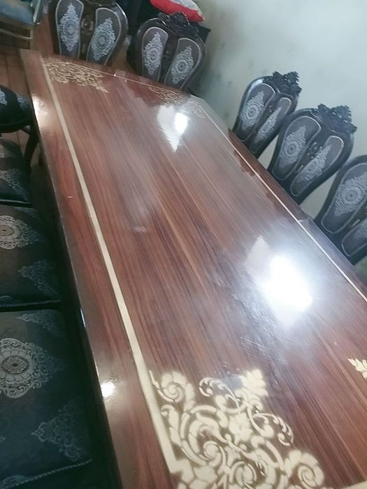 Стол стул 12 кишилик