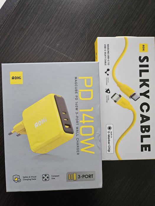 140W   PD 3.1  AOHi  Magcube   fast charge Triple Smart Charge