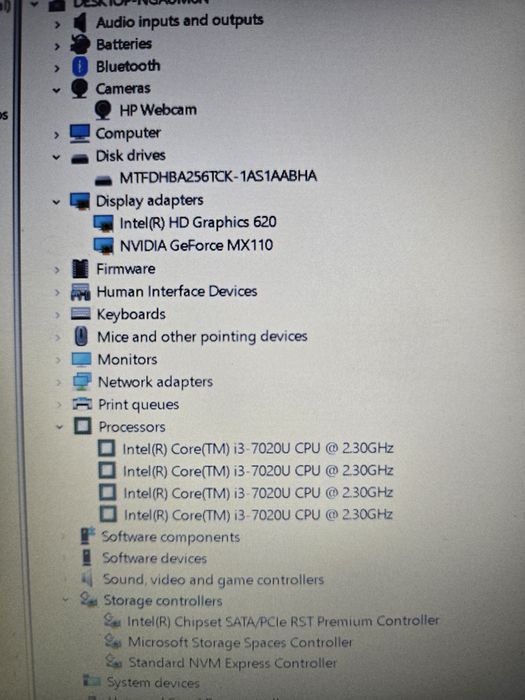Laptop  HP 250 G7 i3 gen7