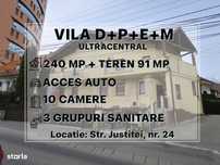 Vila D+P+E+M + Spatii Comerciale, Ultracentral pe Justitiei |VIDEO