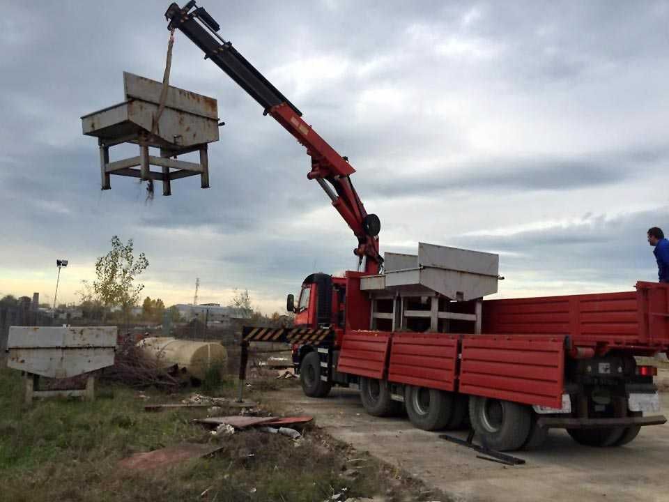 Transport cu camion cu macara - Inchiriere automacara bucuresti