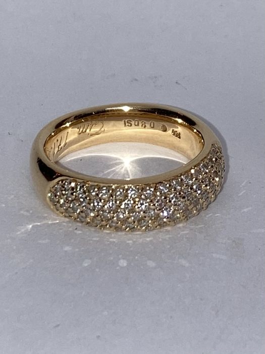 Inel aur 18kt.cu diamante 0.80ct