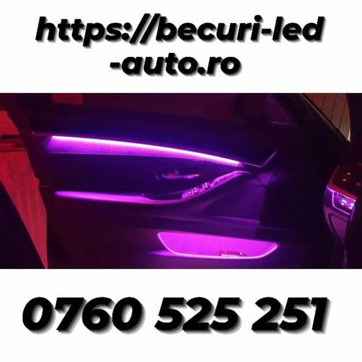 Kit Lumină Auto OEM, LED, 6M, Multicolor Cu Aplicația Telefon Bluetoot