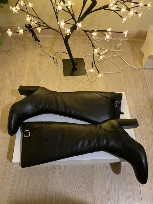 Кожени ботуши Aquamarine shoes