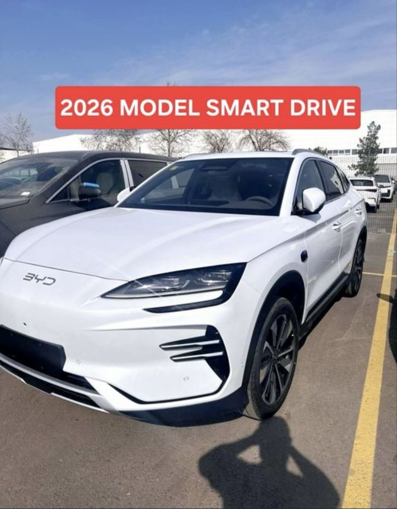 Byd champion smart  2026  рестайлинг 605 фулл позиция оқ  ва қора
