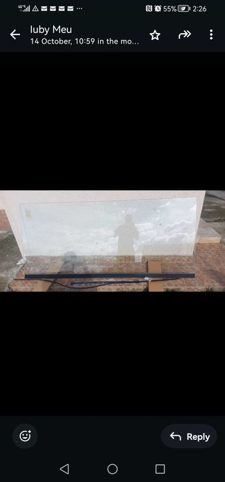 Sticla dus/cada / perete walkin