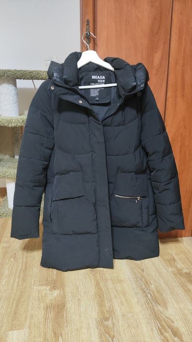 Пуховик женский чёрный XXL