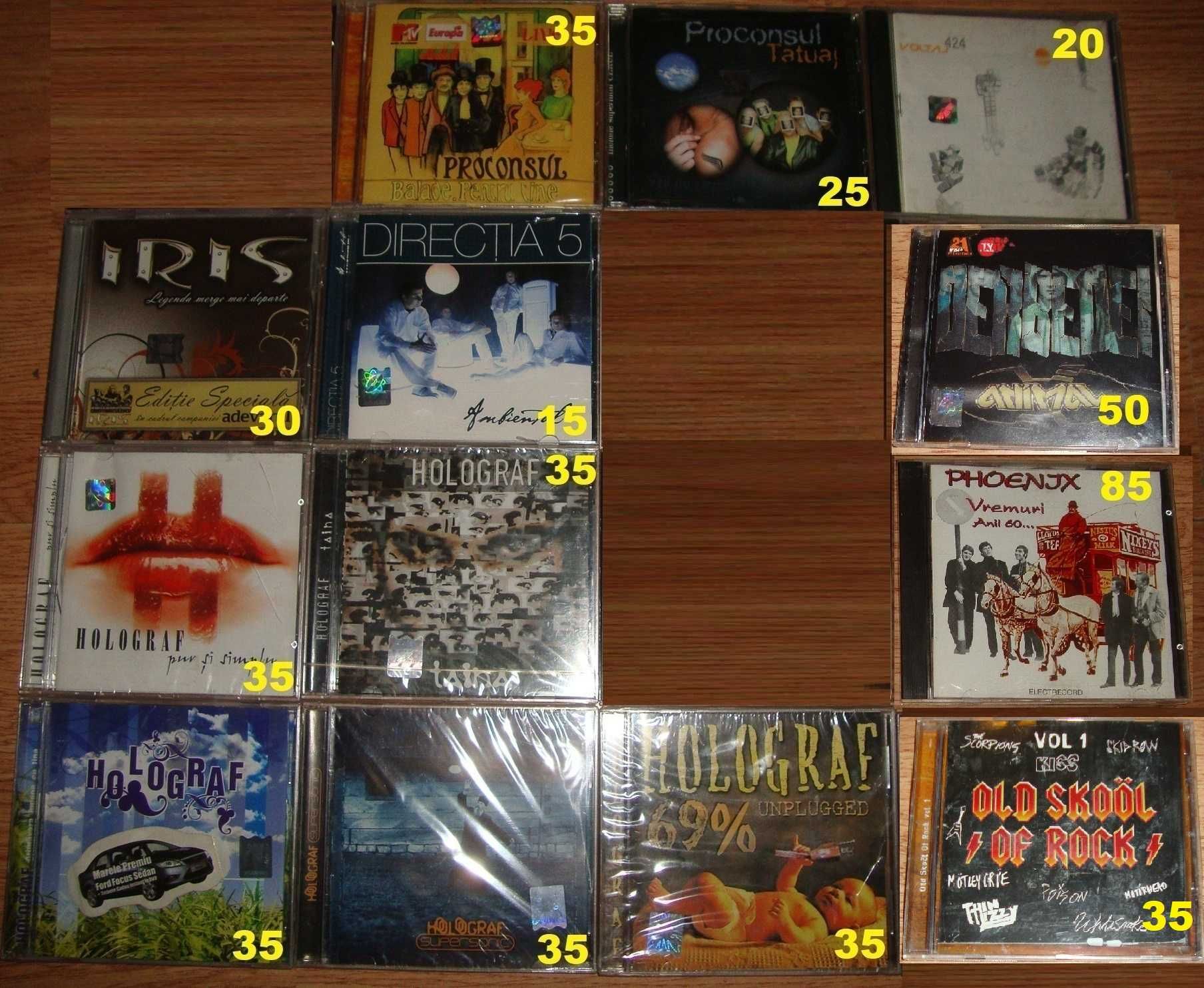 Cd'uri Vintage cu muzica Rock, Pop si Hip Hop