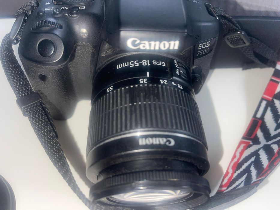 Canon 750 d + обектив 50 mm + варио обектива