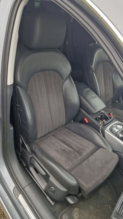 Vând scaune fata audi a6 c7 2016 încălzire electrice piele - alcantara