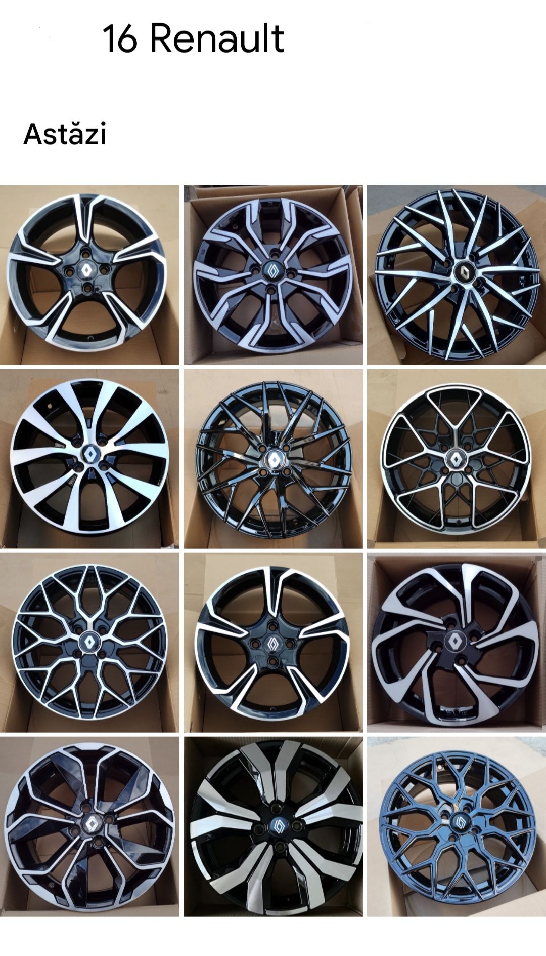 Jante 16 Renault Captur Zoe Clio Megane Modus Scenic Twingo 4 x 100
