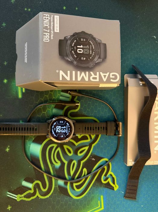 Garmin Fenix 7 Pro Sapphire Solar (Titanium) + Гарантия!