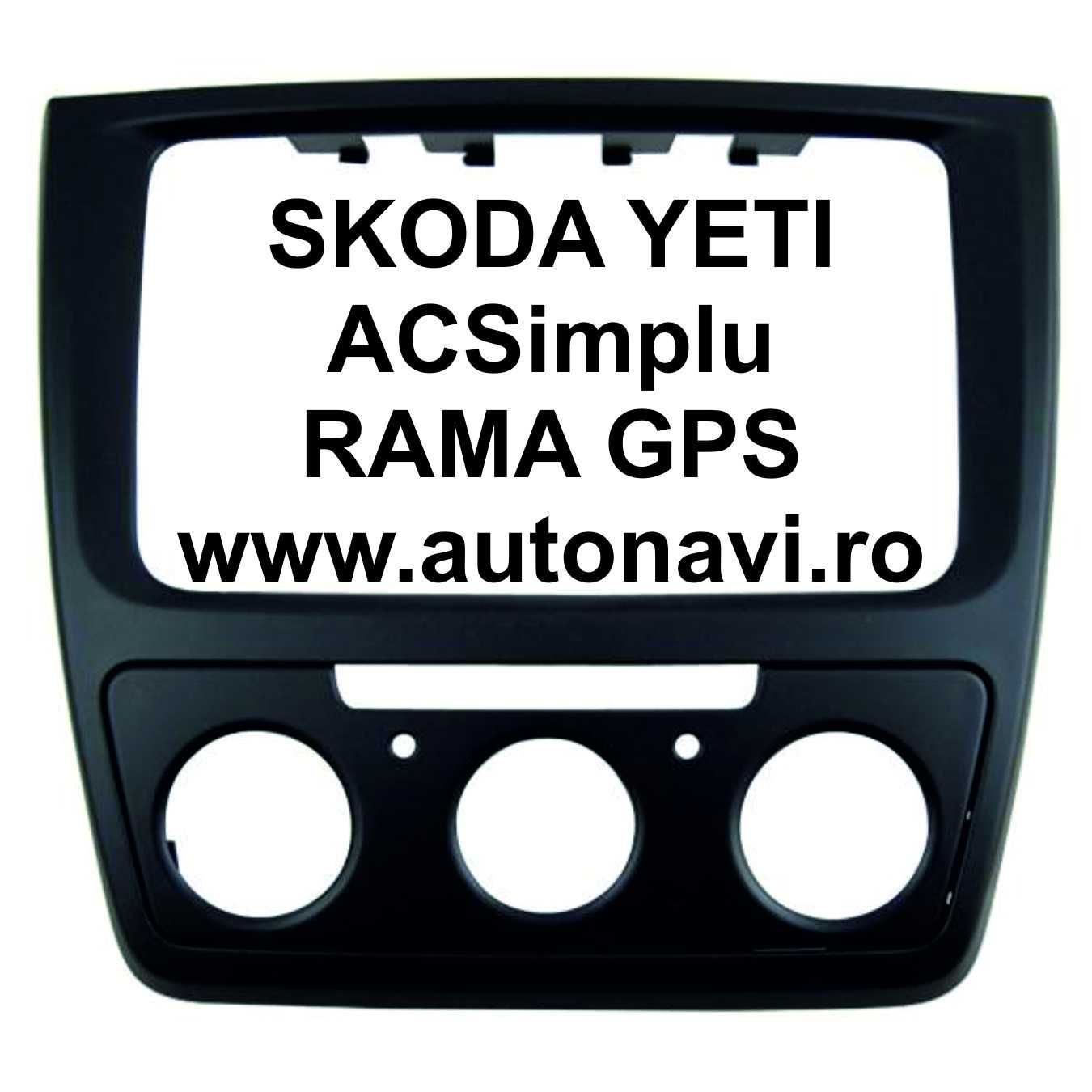 Rama adaptoare GPS Navigatie Skoda Superb 2 si Yeti