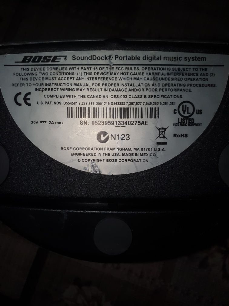 Boxa Bose SoudDock Portable