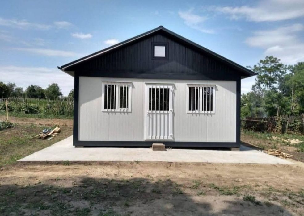 Lucram case modulare la domiciliu cu materiale mele