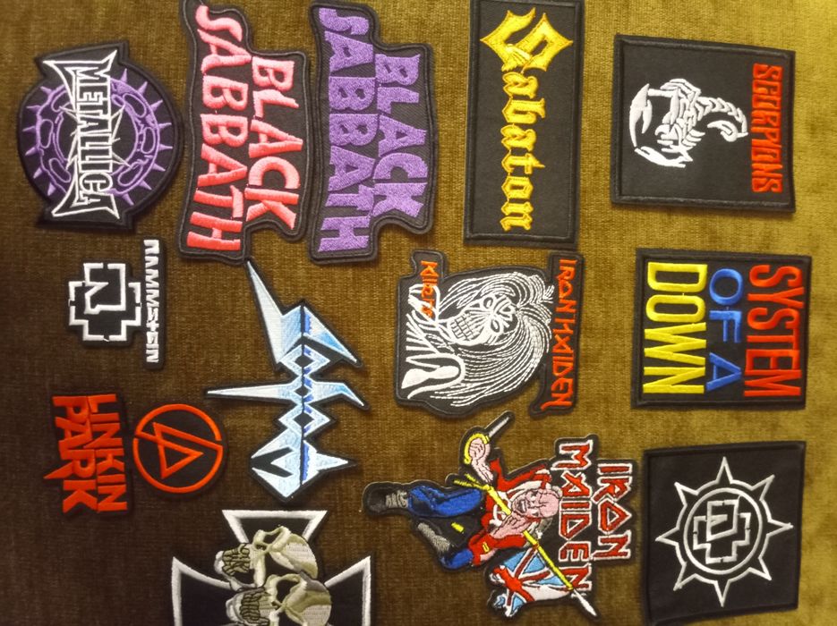 Нашивки бродирани, Rock значки