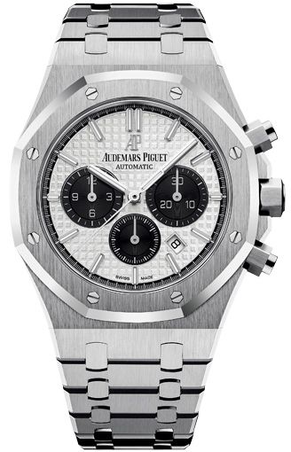 Часовник Audemars Piguet 41 Royal Oak Chronograph White Dial