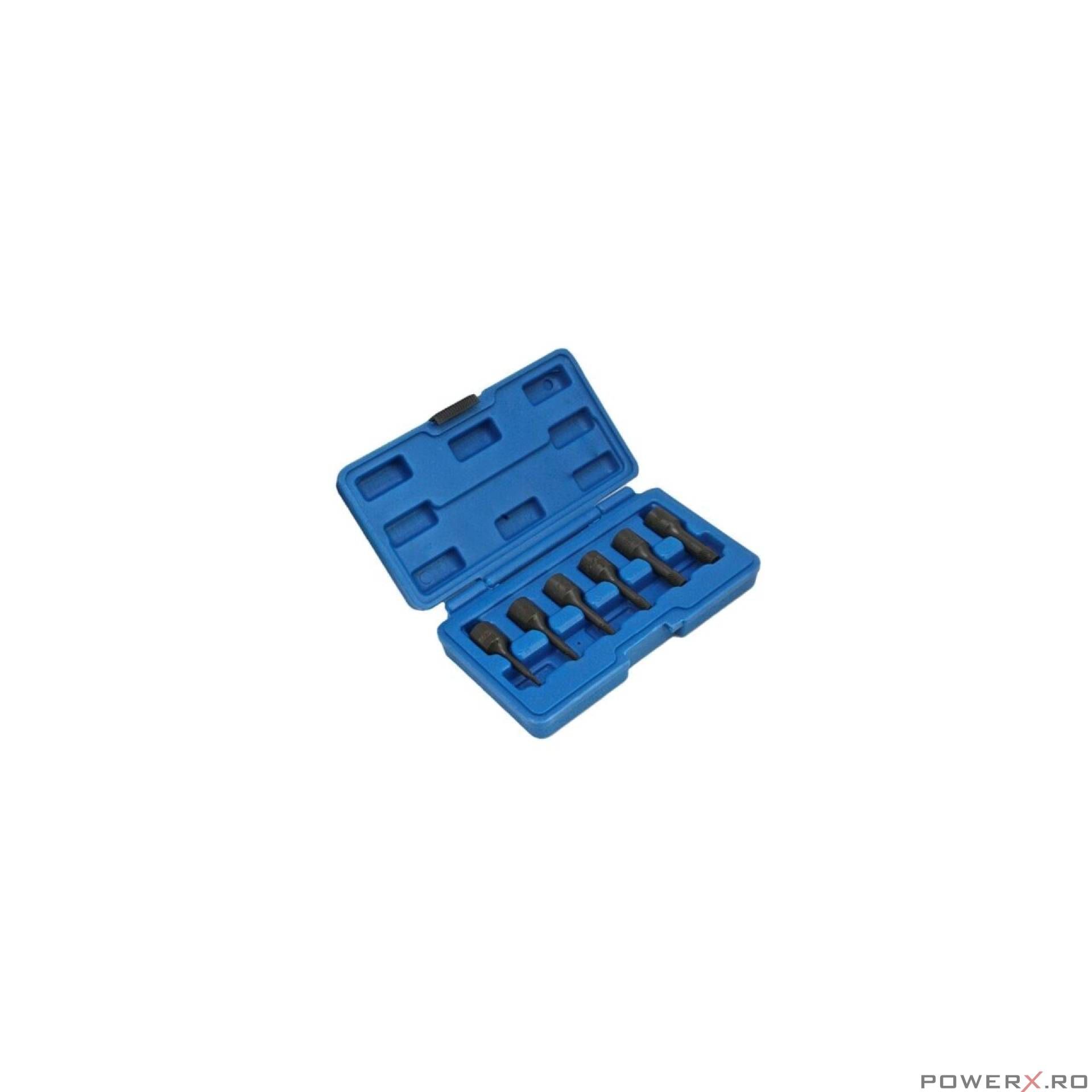 Trusa extractoare pentru suruburi rupte, 2-10 mm 3/8 inch, 6 piese,