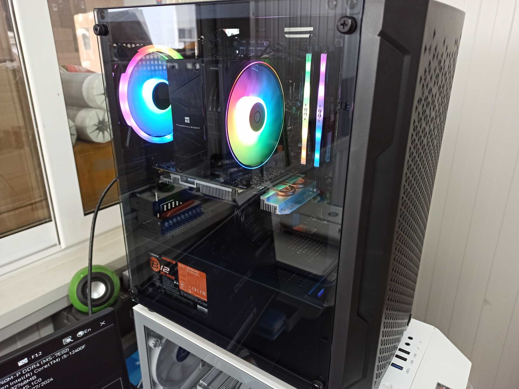 За ИГРИ Гейм компютър 6/12-Ядрен Intel i5 RTX2060 12Gb / 32Gb RAM SSD