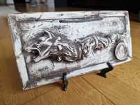 Lup dacic din ceramica produs handmade unicat