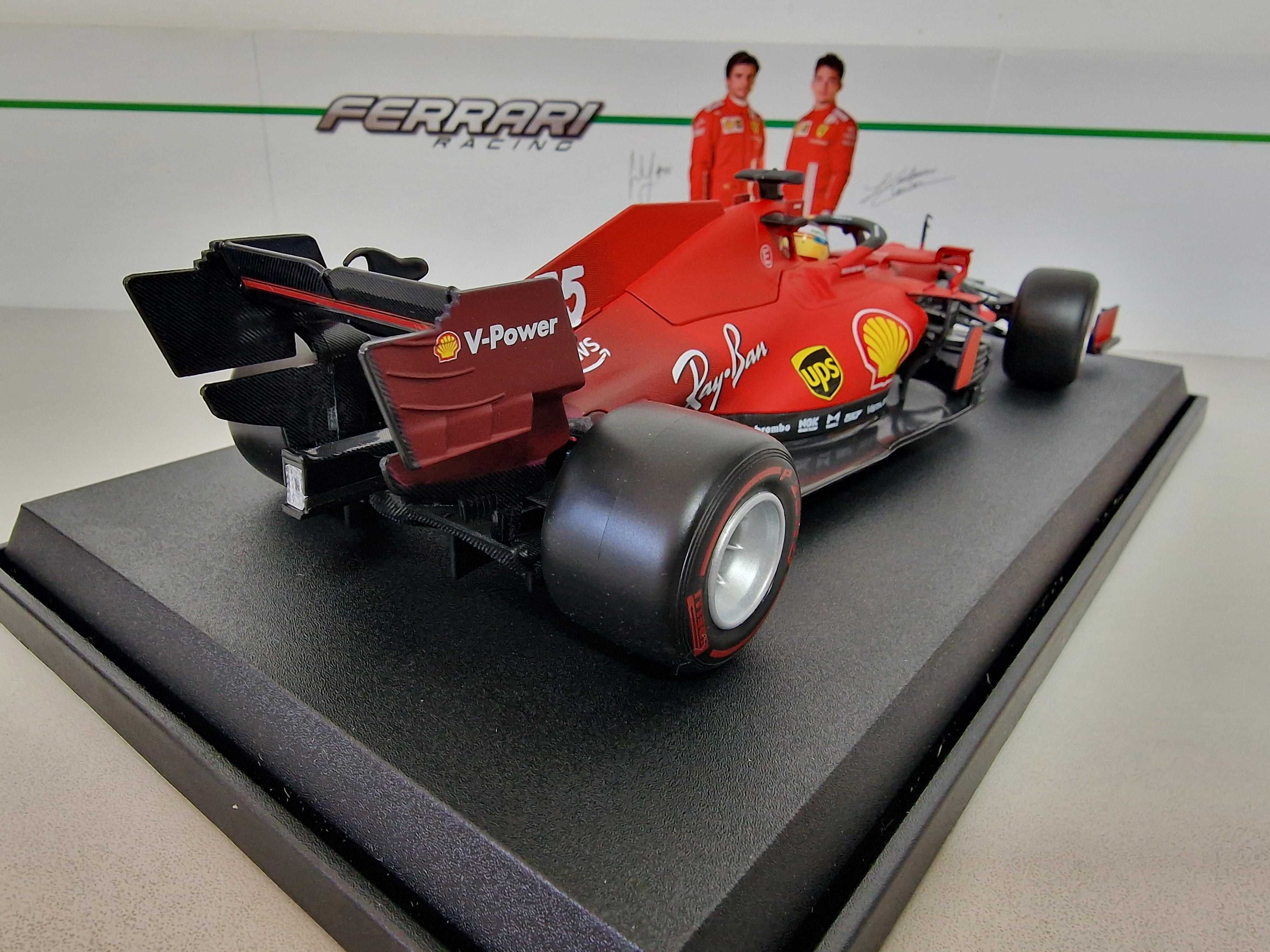 Macheta Formula 1 Ferrari SF21, Bburago. Scara 1:18 / Cadou