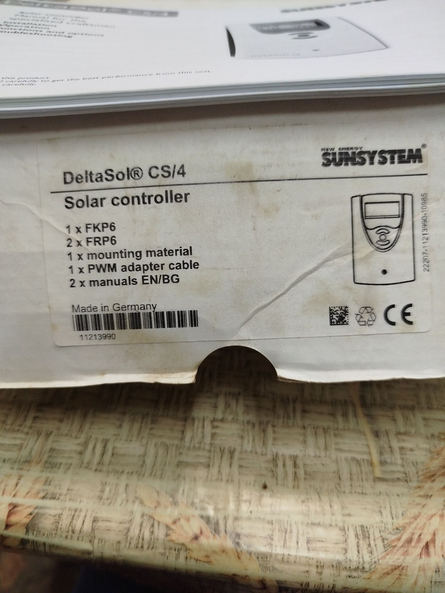 Продавам соларен контролер DeltaSol CS/4